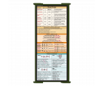 WhiteCoat Clipboard® Trifold - Army Green Critical Care Edition